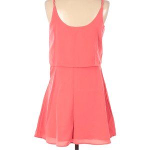 Abercrombie & Fitch Coral Pink Chiffon Dress Size Small